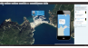 Affichage de la position du bateau sur fond cartographique Google &reg;