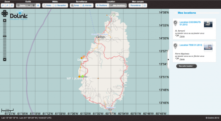 Suivi cartographique aux Antilles