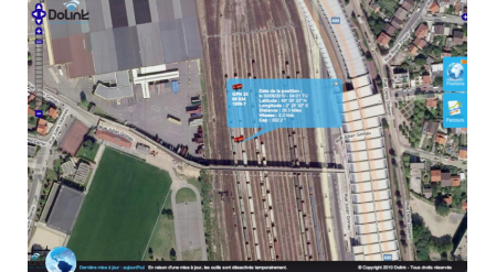 Zone de triage de wagons